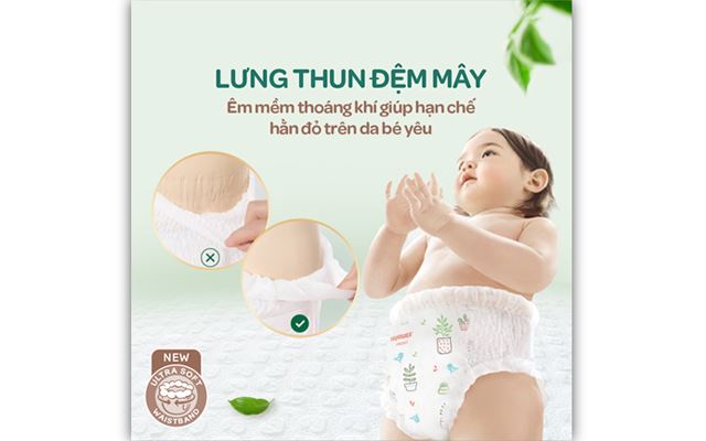Tã quần Huggies Nature made size XXL 26 miếng - Thiết kế Tã quần Huggies Nature made size XXL 26 miếng - Thiết kế