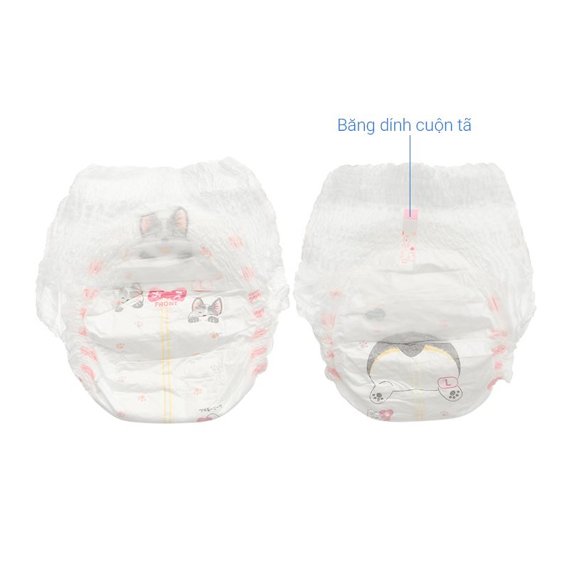 Tã quần cho bé gái Moony size XL 38 miếng (12 - 22 kg) - Giao bao bì ngẫu nhiên 82