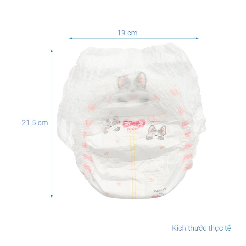Tã quần cho bé gái Moony size XL 38 miếng (12 - 22 kg) - Giao bao bì ngẫu nhiên 83