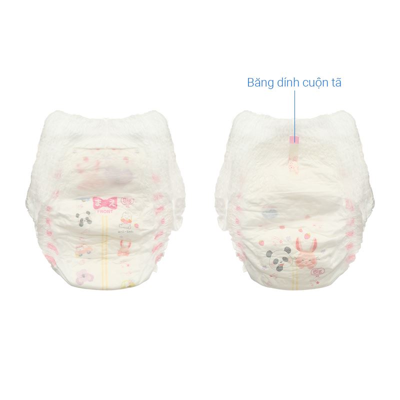 Tã quần cho bé gái Moony size XL 38 miếng (12 - 22 kg) - Giao bao bì ngẫu nhiên 7