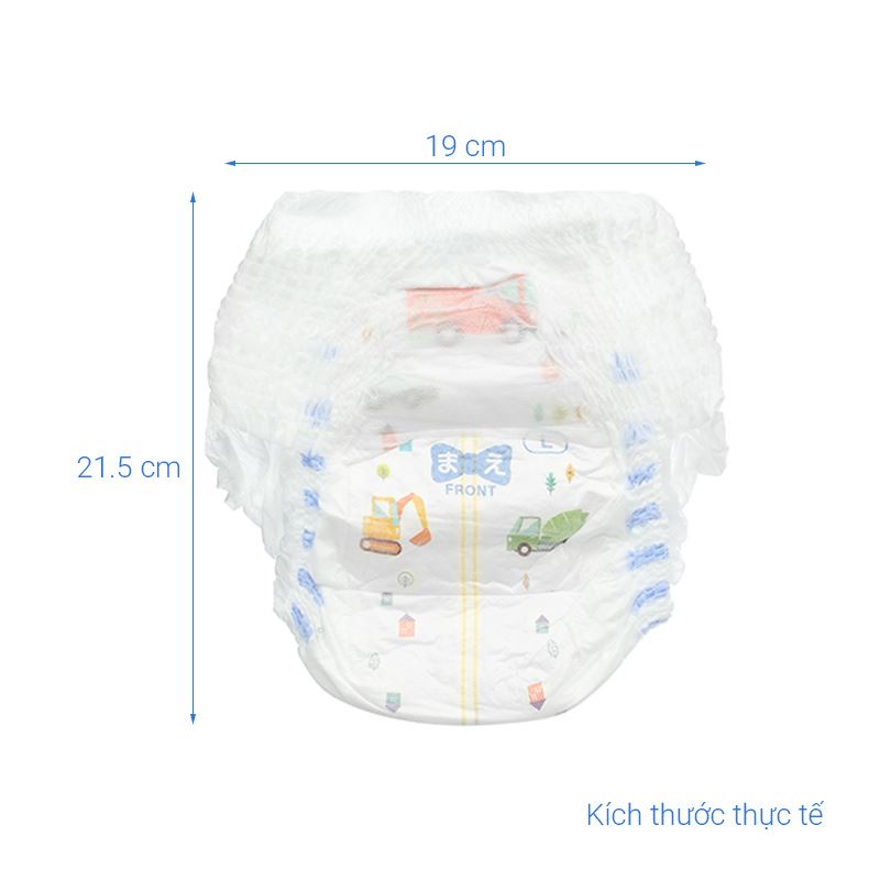 Tã quần cho bé gái Moony size XL 38 miếng (12 - 22 kg) - Giao bao bì ngẫu nhiên 38