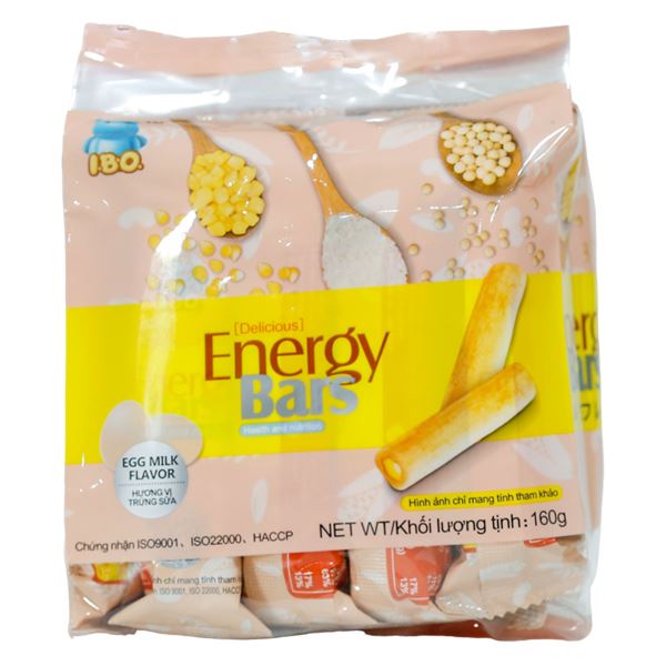 Bánh ống I.B.O trứng sữa 160g giòn xốp, thơm ngon - AVAKids.com