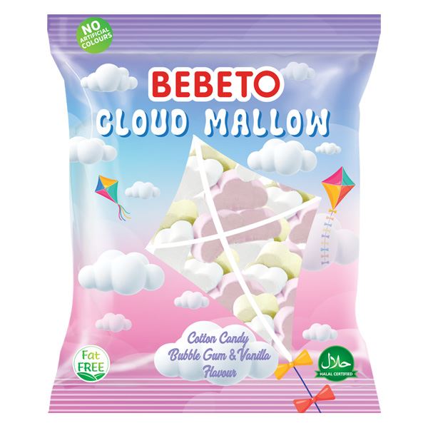 Kẹo xốp marshmallow BEBETO đám mây 60g thơm ngon - AVAKids.com