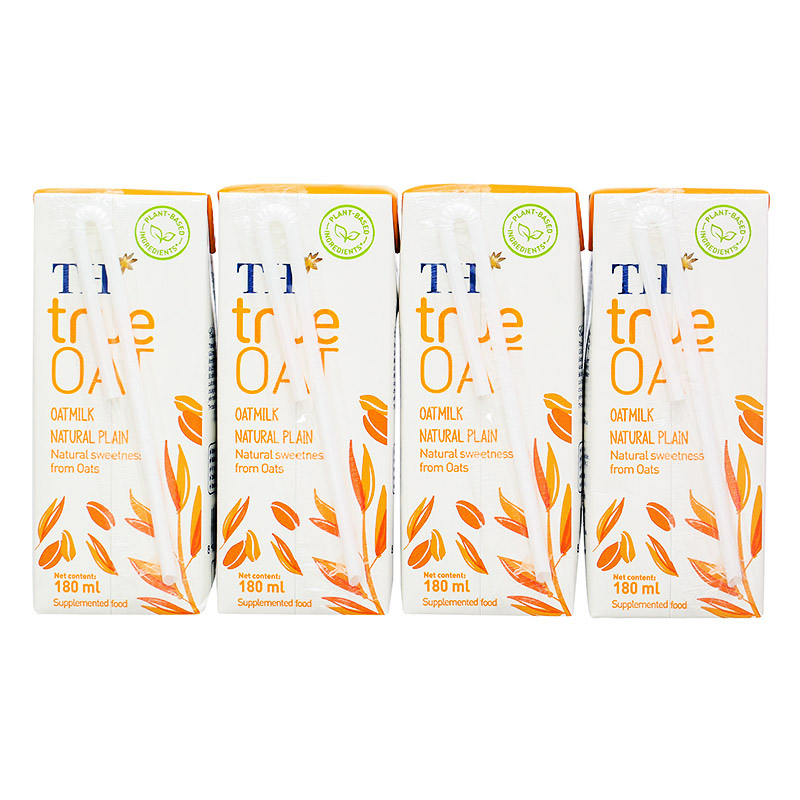 Lốc 4 hộp sữa yến mạch TH true Oat 180 ml (từ 2 tuổi) 18