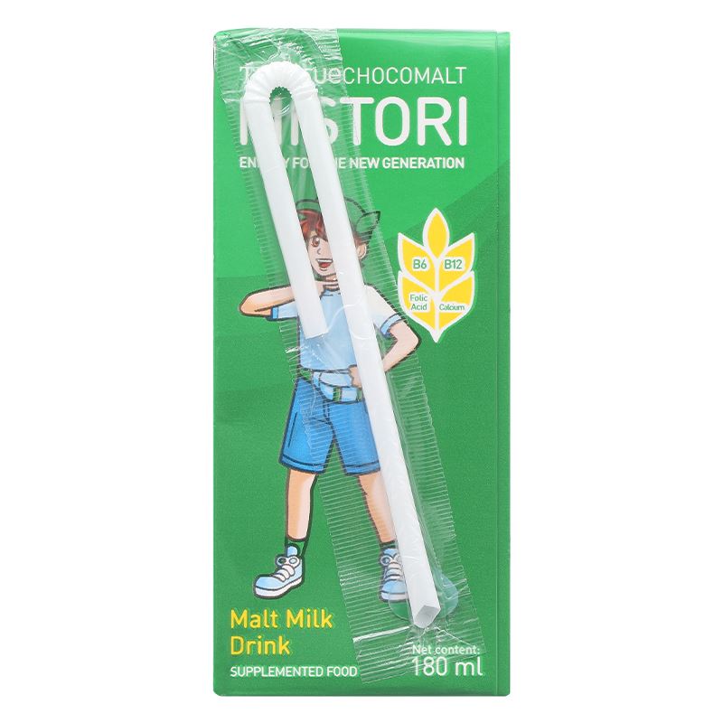 Lốc 4 hộp thức uống lúa mạch TH true Chocomalt Mistori 180 ml (từ 2 tuổi) - Giao bao bì ngẫu nhiên 24