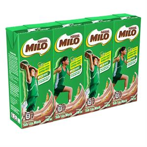 Lốc 4 hộp thức uống lúa mạch Nestlé Milo - Giao bao bì ngẫu nhiên