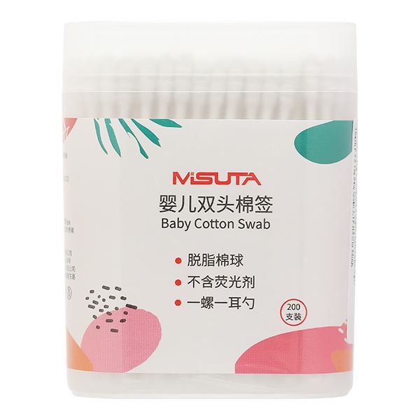 Tăm bông thân giấy Misuta 200 cây chất lượng, giá tốt - AVAKids.com