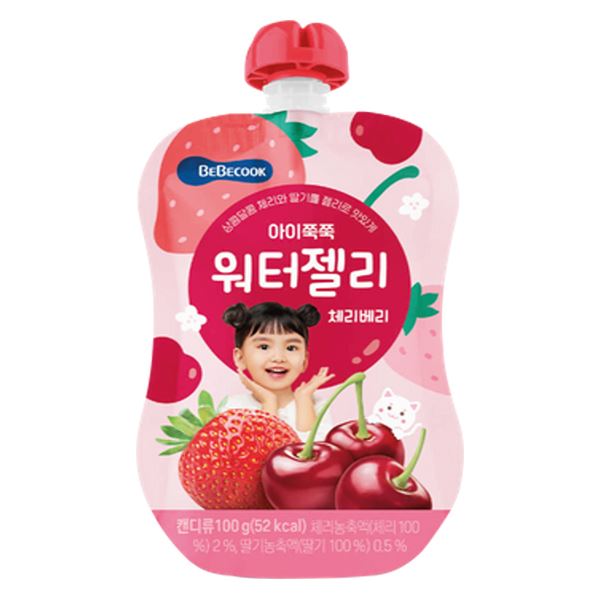 Thạch nước BeBecook vị dâu, cherry chính hãng, giá tốt - AVAKids.com