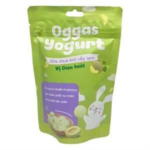 Sữa Chua Khô Sấy Lạnh Vị Dưa Lưới Oggas Yogurt Gói 18G (Từ 6 Tháng)