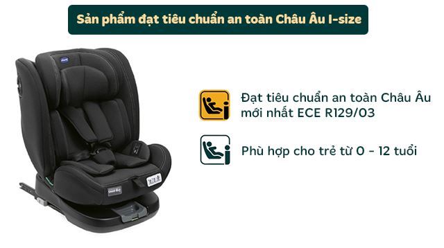 Chicco Unico Evo Classic xoay 360 độ, chất lượng