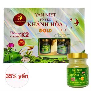 Hộp 6 Hũ Tổ Yến Chưng Hạt Sen Yan Nest 70 Ml (Từ 2 Tuổi)