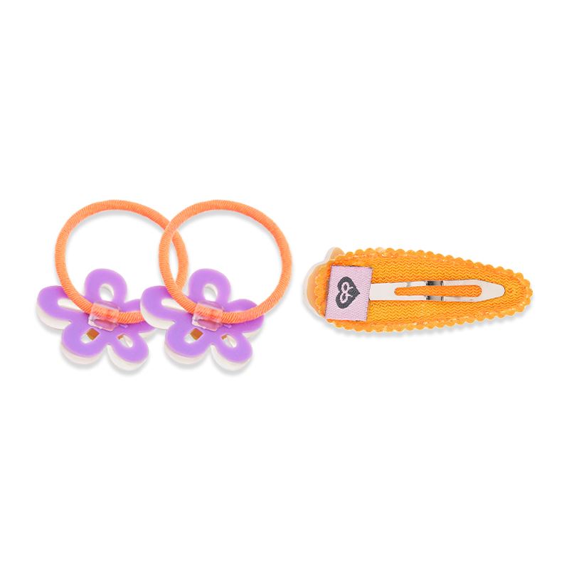 Mắt kính kèm cột tóc, kẹp tóc cam bé gái HappyTime 516303 9