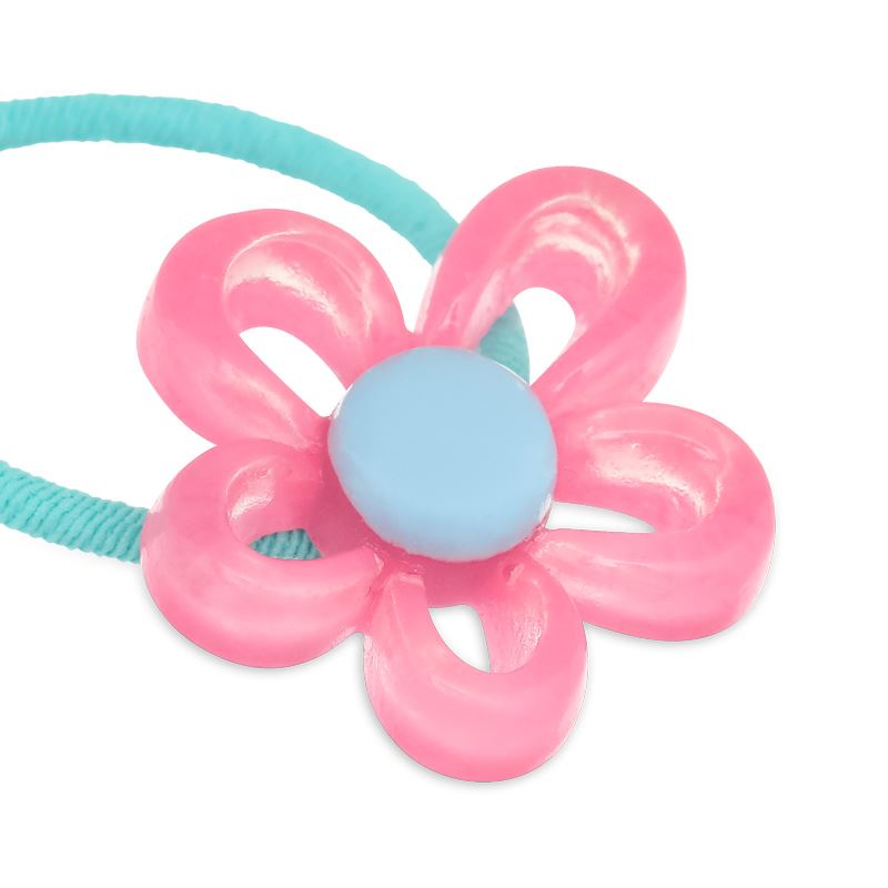 Mắt kính kèm cột tóc, kẹp tóc hồng bé gái HappyTime 516310 10