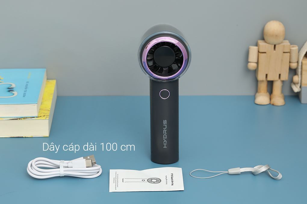 Quạt cầm tay mini Hydrus JF-79 - Vàng nhạt 26
