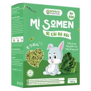 Mì somen ăn dặm cải bó xôi Anpaso