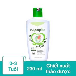 Nước Tắm & Gội 2In1 Cho Bé Dr.papie Chiết Xuất Thảo Dược 230 Ml (0 - 3 Tuổi)