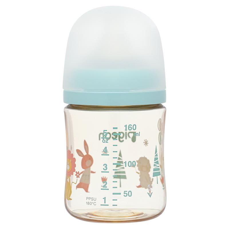 Bình sữa nhựa PPSU Pigeon Plus WN3 cổ rộng 160 ml (0 - 3 tháng)