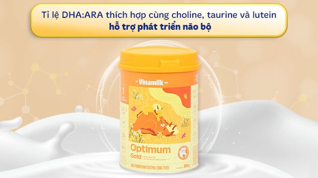 Sữa bột Optimum Gold số 1 800g (0 - 6 tháng) - Sữa bổ sung DHA từ tảo và ARA với tỷ lệ thích hợp hỗ trợ phát triển thị lực và trí não