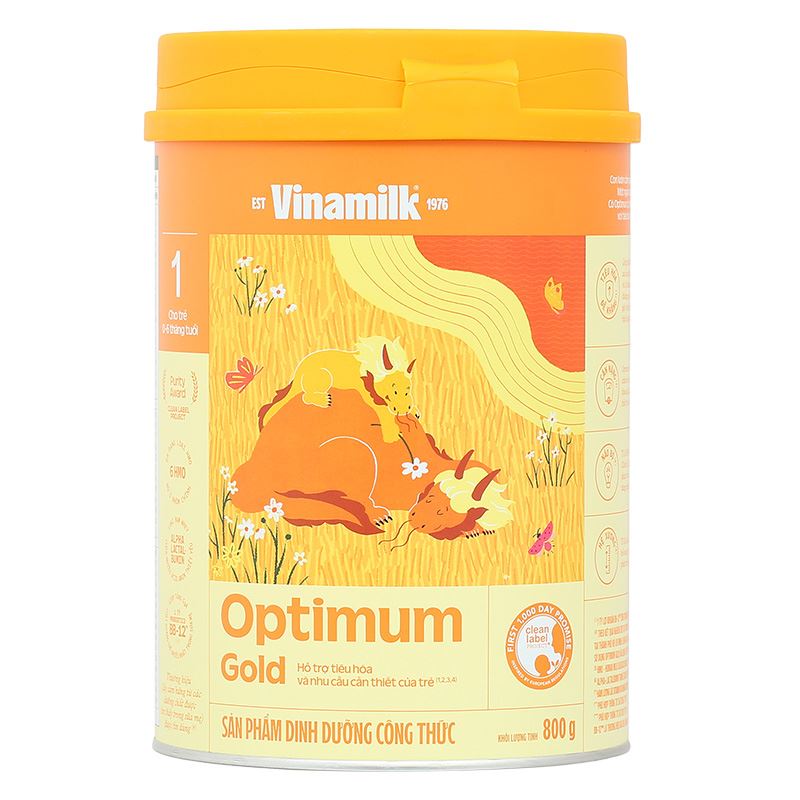 Sữa bột Optimum Gold số 1 800g (0 - 6 tháng) - Giao bao bì ngẫu nhiên 3
