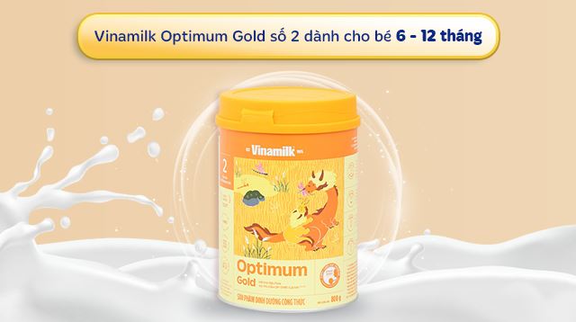 Sữa bột Optimum Gold số 2 nguồn dinh dưỡng cho các bé từ 6-12 tháng