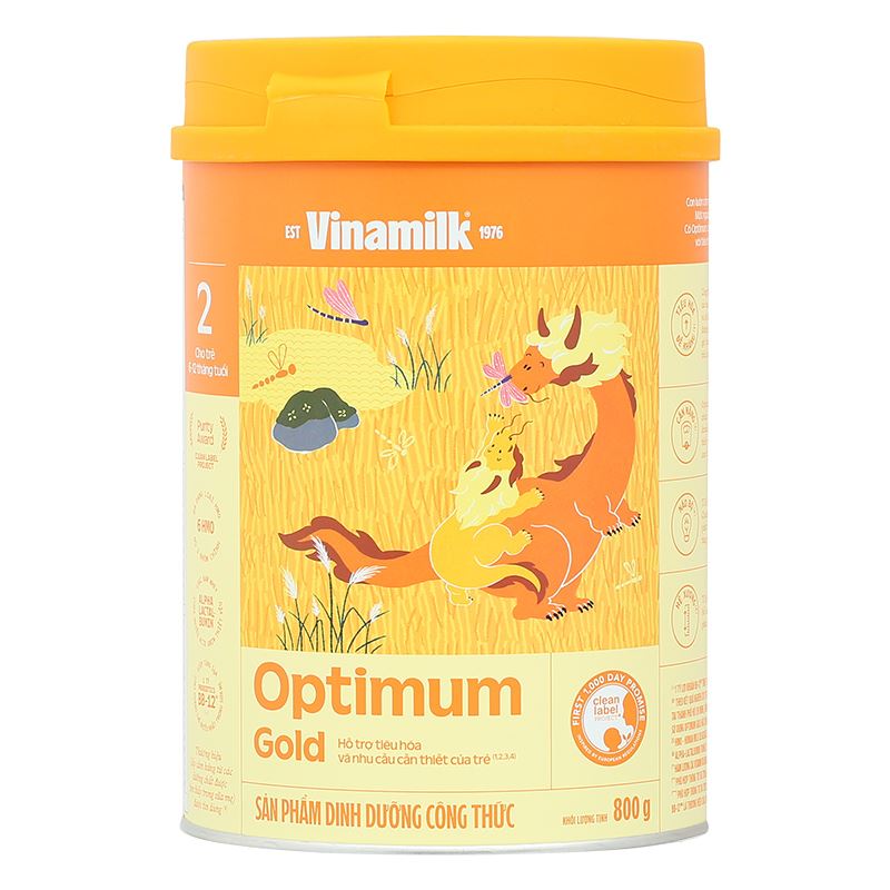 Sữa bột Optimum Gold số 2 800g (6 - 12 tháng) - Giao bao bì ngẫu nhiên 3