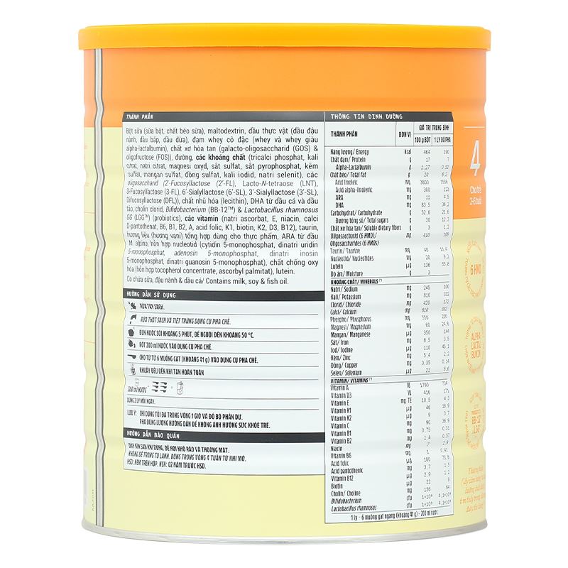Combo 2 sữa bột Optimum Gold số 4 hương vani 1.45 kg (2 - 6 tuổi) - Giao bao bì ngẫu nhiên 17