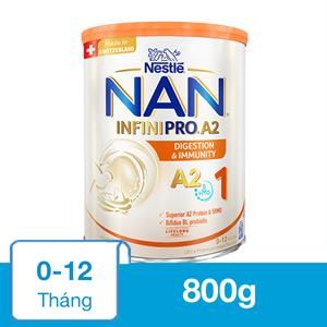 Sữa Bột Nan Infinipro A2 Số 1 (Đạm Quý A2) 800G (0 - 12 Tháng)