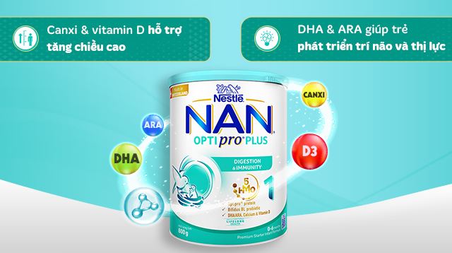 Tăng chiều cao và phát triển não bộ
