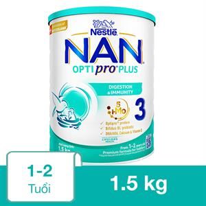 Sữa Bột Nan Optipro Plus Số 3 1.5 Kg (1 - 2 Tuổi)