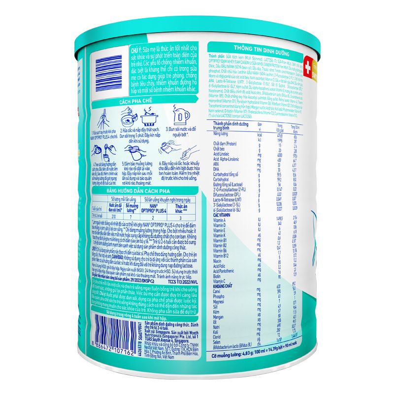 Combo 2 sữa bột NAN Optipro Plus số 4 1.5 kg (2 - 6 tuổi) - Giao bao bì ngẫu nhiên 16