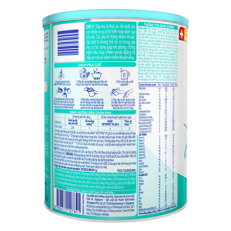 Combo 2 sữa bột NAN Optipro Plus số 4 1.5 kg (2 - 6 tuổi) - Giao bao bì ngẫu nhiên 10