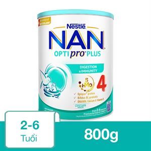 Sữa Bột Nan Optipro Plus Số 4 800G (2 - 6 Tuổi)