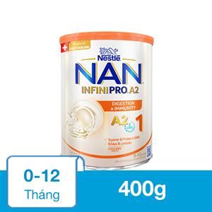 Sữa Bột Nan Infinipro A2 Số 1 (Đạm Quý A2) 400G (0 - 12 Tháng)