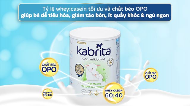 Tỷ lệ whey:casein ở mức tối ưu