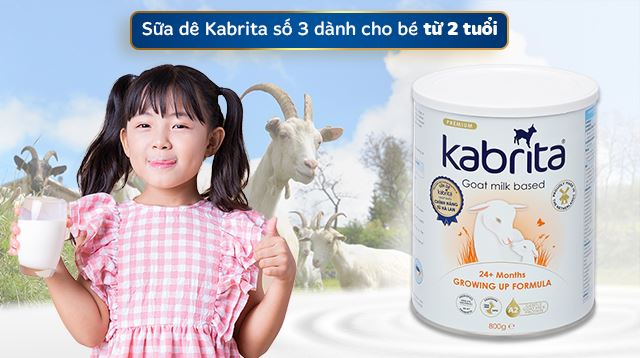 Sữa bột Kabrita số 3 800g dành cho các bé từ 2 tuổi