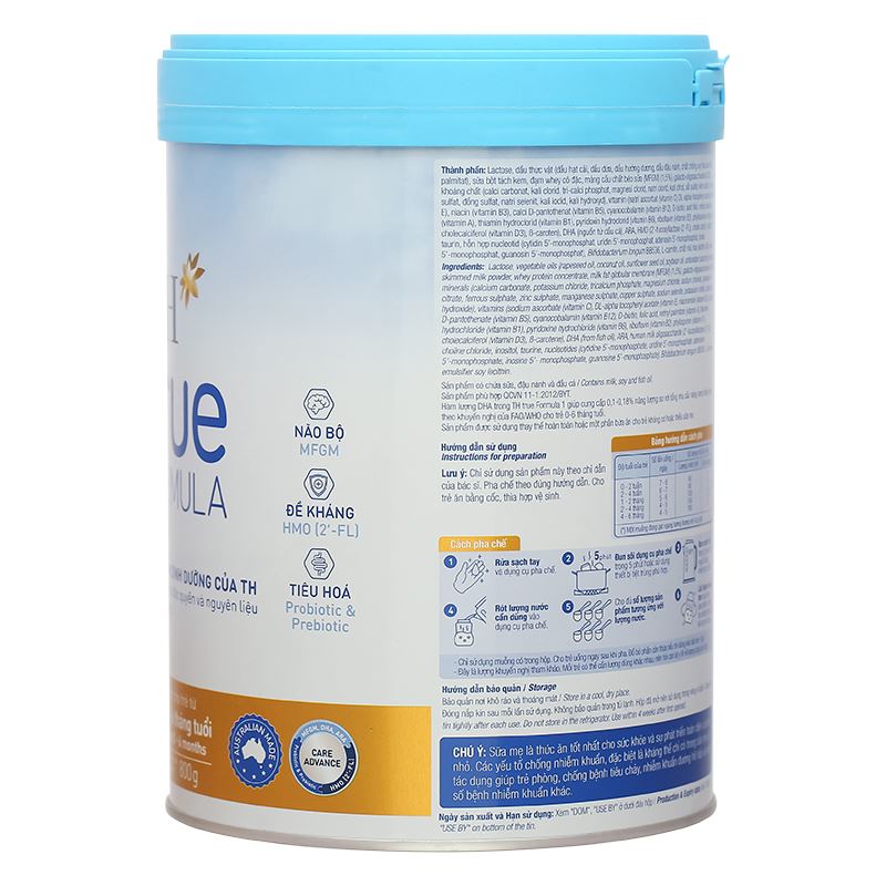 Sữa bột TH true Formula số 1 800g (0 - 6 tháng) - Giao bao bì ngẫu nhiên 4