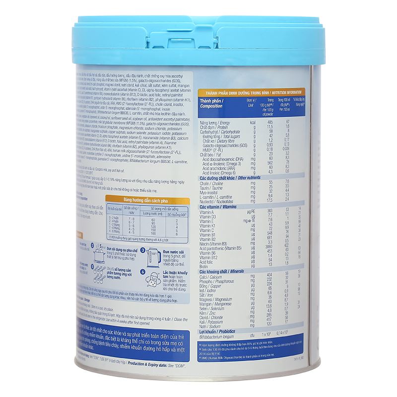 Sữa bột TH true Formula số 1 800g (0 - 6 tháng) - Giao bao bì ngẫu nhiên 5