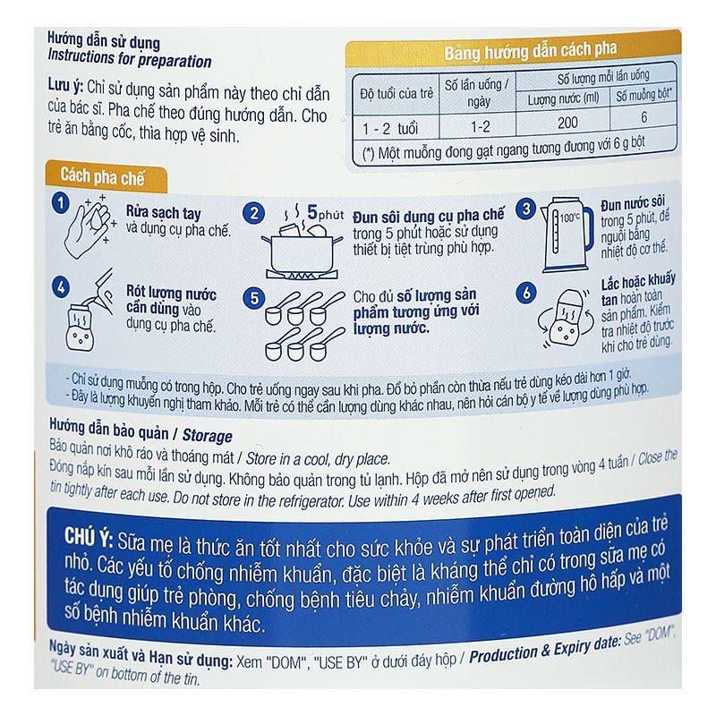 Sữa bột TH true Formula số 3 800g (1 - 2 tuổi) - Giao bao bì ngẫu nhiên 9