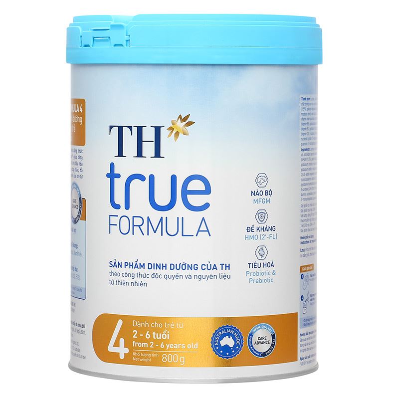 Sữa bột TH true Formula số 4 800g (2 - 6 tuổi) - Giao bao bì ngẫu nhiên 2