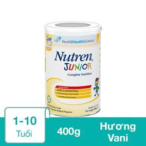 Sữa Bột Nutren Junior Hương Vani 400G (1 - 10 Tuổi)