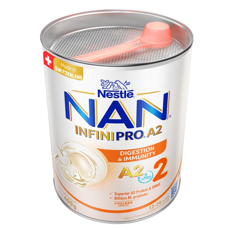 Sữa bột NAN InfiniPro A2 số 2 (đạm quý A2) 400g (1 - 2 tuổi) - Giao bao bì ngẫu nhiên 7