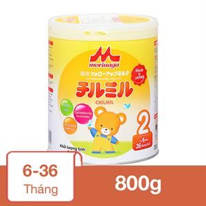 Sữa Bột Morinaga Chilmil Số 2 800G (6 - 36 Tháng)