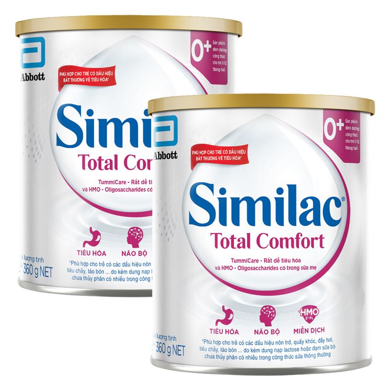 Combo 2 hộp sữa bột Similac Total Comfort 0+