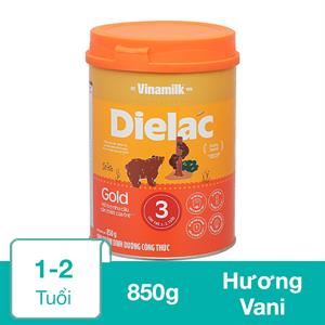 Sữa Bột Dielac Gold Số 3 (Sữa Non) Hương Vani 850G (1 - 2 Tuổi)