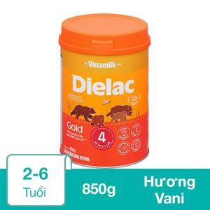 Sữa Bột Dielac Gold Số 4 (Sữa Non) Hương Vani 850G (2 - 6 Tuổi)