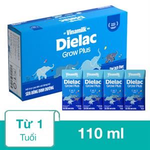 Thùng 48 Hộp Sữa Non Pha Sẵn Dielac Grow Plus 110 Ml (Từ 1 Tuổi) - Giao Bao Bì Ngẫu Nhiên