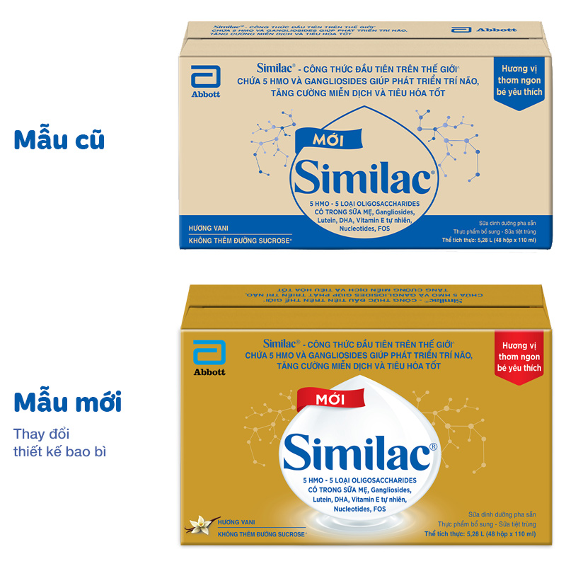 Combo 2 thùng 48 hộp sữa pha sẵn Similac hương vani 110 ml (từ 1 tuổi) 2