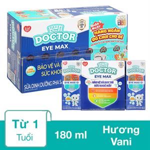 Thùng 48 Hộp Sữa Pha Sẵn Kun Doctor Eye Max Hương Vani 180 Ml (Từ 1 Tuổi)