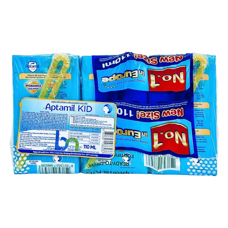 Lốc 3 hộp sữa pha sẵn Aptamil Kid 110 ml (từ 1 tuổi)