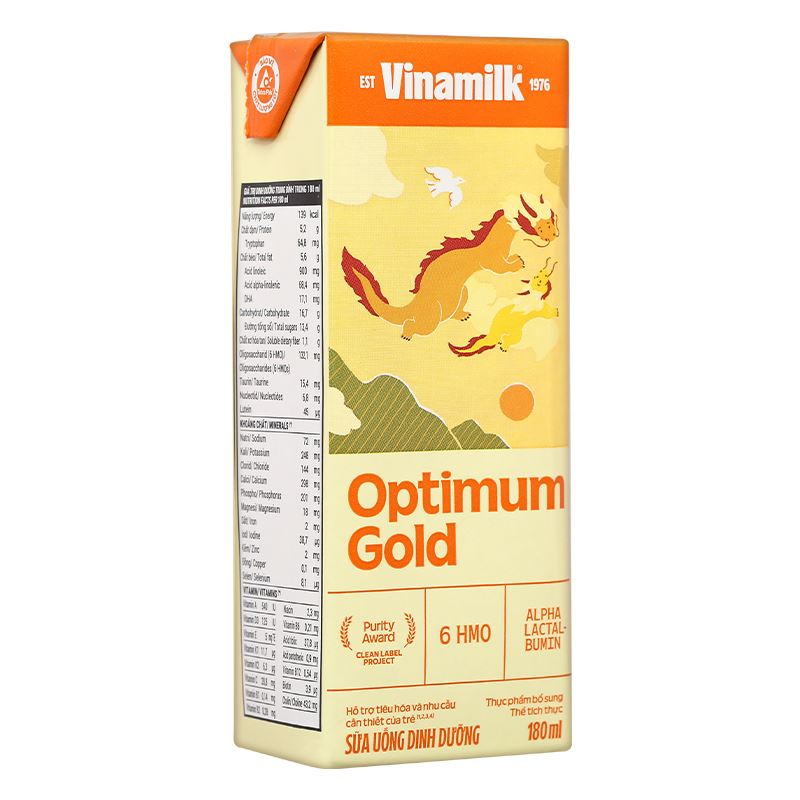 Thùng 48 hộp sữa pha sẵn Optimum Gold 180 ml (từ 1 tuổi) - Giao bao bì ngẫu nhiên 9